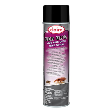 Claire Bed Bug Killer, 16 oz Aerosol Spray, 12PK 1000001197